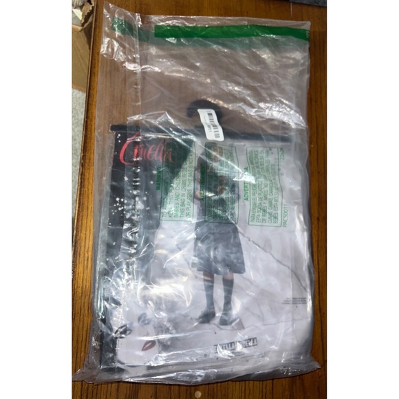 Junior Cruella Costume SIZE 7/9 JR Girls Teen NWT 101 Dalmatians Halloween Fit - Picture 2 of 8